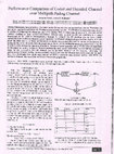 Research paper thumbnail of PERFORMANCE COMPARISON OF CODED AND UNCODED CHANNEL OVER MULTIPATH FADING CHANNEL