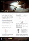 Research paper thumbnail of The Language of Vanishing Ecotopes. Poster