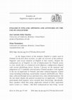 Research paper thumbnail of English in Finland: Opinions and Attitudes on the Use of Anglicisms