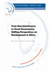 Research paper thumbnail of From Non-interference to Good Governance: Shifting Perspectives on Good Governance in Africa 