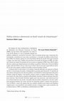 Research paper thumbnail of 'Política externa e democracia no Brasil: ensaio de interpretação histórica', por Dawisson Belém Lopes (II)