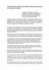 Research paper thumbnail of Construcción de redes de conocimiento: instituciones y actores en el medio comunitario