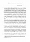 Research paper thumbnail of Gestión cultural, políticas culturales y fomento a la lectura