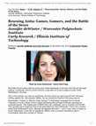 Research paper thumbnail of Rescuing Anita: Games, Gamers, and the Battle of the Sexes