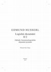 Research paper thumbnail of Edmund Husserl: Logická zkoumání II/2 (Logische Untersuchungen II/2)