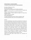 Research paper thumbnail of Espacio Público y Violencia Urbana: La situación de CIudad Juárez frente a la violencia globalizada