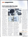 Research paper thumbnail of Neo-avant-garde and Postmodern: Pop goes Brutalism (K. Rattenbury)