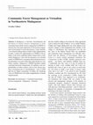 Research paper thumbnail of Community Forest Management as Virtualism in Northeastern Madagascar