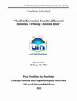 Research paper thumbnail of Analisis Kesesuaian Konstitusi Ekonomi Indonesia Terhadap Ekonomi Islam - Kesimpulan