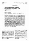 Research paper thumbnail of Life cycle costing--theory, information acquisition and application