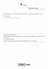 Research paper thumbnail of Montesquieu, Tocqueville, Durkheim: variations autour d'une typologie