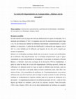 Research paper thumbnail of La teoría del etiquetamiento en el manga/anime: ¿Quiénes son los desviados?