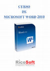 Research paper thumbnail of Curso Word 2010