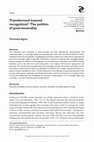 Research paper thumbnail of Transformed beyond recognition? The politics of post-neutrality (2011) Cooperation and Conflict 46(3)