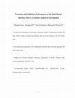 Research paper thumbnail of Corrosion and Inhibition Performances at the Steel-Mortar Interface. Part 1: A Surface Analytical Investigation