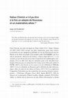 Research paper thumbnail of Nakae Chōmin a-t-il pu être à la fois un adepte de Rousseau et un matérialiste athée ?