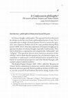 Research paper thumbnail of Is Confucianism philosophy ? The answers of Inoue Tetsuijrô and Nakae Chômin