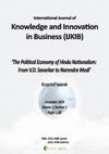 Research paper thumbnail of The Political Economy of Hindu Nationalism. From V.D. Savarkar to Narendra Modi