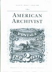 Research paper thumbnail of Peter J. WOSH, "Going Postal", sulla rivista 'The American Archivist' - vol. 61, I 