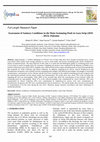 Research paper thumbnail of Assessment of Sanitary Conditions in the Main Swimming Pools in Gaza Strip (2010 – 2013): Palestine 