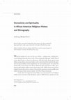 Research paper thumbnail of Book Review: Domesticity and Spirituality in African American Religious History and Ethnography