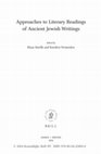 Research paper thumbnail of  '“Friends Hearken to your voice” Rabbinic Interpretations of the Song of Songs', Approaches to Literary Readings of Ancient Jewish Writings, ed. Klaas Smelik and Karolien Vermeulen, Studia Semitica Neerlandica (SSN), Brill & University of Antwerp (2014) pp. 183-209.