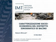 Research paper thumbnail of CARATTERIZZAZIONE SOCIO-ECONOMICA DEL DISTRETTO IDROGRAFICO DI BACINO