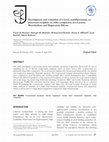 Research paper thumbnail of Development and evaluation of a novel, multifunctional, coprocessed excipient via roller compaction of α-Lactose Monohydrate and Magnesium Silicate.