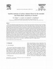 Research paper thumbnail of Satellite estimates of surface radiative fluxes for the extended San Pedro Basin: sensitivity to aerosols