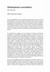 Research paper thumbnail of Multilingüisme i sostenibilitat [Multilingualism and sustainability] (2005)