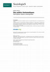 Research paper thumbnail of Des publics fantomatiques. Participation faible et démophobie. (SociologieS 2015)