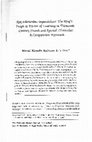 Research paper thumbnail of Rex scholaribus impendebat: The King's Image as Patron of Learning in Thirteenth Century's French and Spanish chronicles. A Comparative Approach