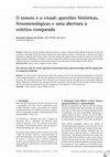 Research paper thumbnail of O sonoro e o visual: questões históricas, fenomenológicas e uma abertura à estética comparada