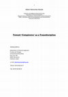 Research paper thumbnail of Toward Complexics as a Transdiscipline