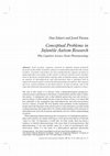 Research paper thumbnail of Conceptual Problems in Infantile Autism Research: Why Cognitive Science Needs Phenomenology