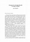 Research paper thumbnail of "Dissipatio H. G." di Guido Morselli: fra utopia e distopia