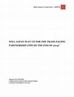 Research paper thumbnail of JAPAN AND TPP