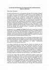 Research paper thumbnail of La impronta del feminismo en el constitucionalismo. Algunas reflexiones.