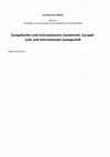 Research paper thumbnail of European and international social law. European and international social policy [last update: March 6, 2015. Course materials in German language] (BASIC INTRODUCTORY COURSE EU  + INTERNAT SOC POLICY for  EU/government employees)