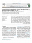 Research paper thumbnail of Area Determination of Solar Desalination System for Irrigating Crops in Greenhouses using Different Quality Feed Water