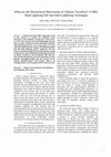 Research paper thumbnail of What are the Hierarchical Motivations of Chinese Travellers? A MEC Study applying Soft and Hard Laddering Techniques