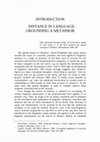 Research paper thumbnail of Sonnenhauser, B. & A. Meermann (eds.). 2015. Distance in language: grounding a metaphor. Cambridge: Cambridge Scholars Publishing