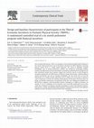 Research paper thumbnail of Design and baseline characteristics of participants in the TRial of Economic Incentives to Promote Physical Activity (TRIPPA): A randomized controlled trial of a six month pedometer program with financial incentives.