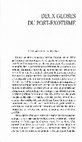 Research paper thumbnail of Deux gloses du post-exotisme : 1. vie nouvelle du surréalisme ; 2. crépuscule de l’exotisme (2007)