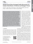 Research paper thumbnail of Multifunctional Silver-Exchanged Zeolite Micromotors for Catalytic Detoxification of Chemical and Biological Threats