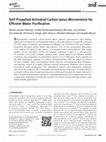 Research paper thumbnail of Self-Propelled Activated Carbon Janus Micromotors for Efficient Water Purification