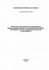 Research paper thumbnail of Práticas educacionais do programa de musicalização infantil da Universidade Federal do Paraná: leitura e análise de fichas de planejamento