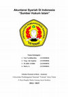 Research paper thumbnail of Akuntansi Syariah Di Indonesia " Sumber Hukum Islam " Yosi Varidhiartika (1213010018) 2. Shelvy S. (1213010043) Universitas Pembangunan Nasional " Veteran " Jawa Timur