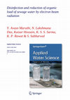 Research paper thumbnail of Disinfection and reduction of organic load of sewage water by electron beam radiation