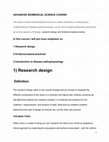 Research paper thumbnail of Research design 